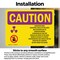 Signmission Radiation & Laser Sign, 5 in H x 7 in W, Vinyl Decal, Rectangle OS-2PACK-CR-D-57-L-10157 - alternate 6